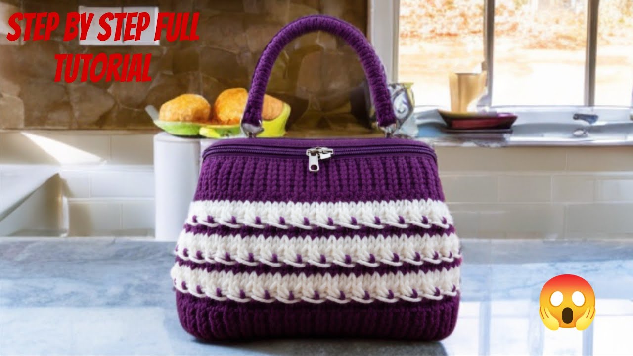 WOW! I Didn’t Expect This Crochet Bag to Look So Premium 😍 | Trendy Crosia Purse for any occasion 