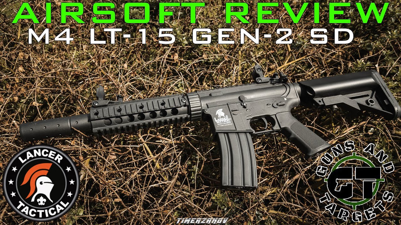 Airsoft Review #82 Lancer Tactical M4 LT-15 Gen 2 SD (GUNS AND TARGETS) [FR]