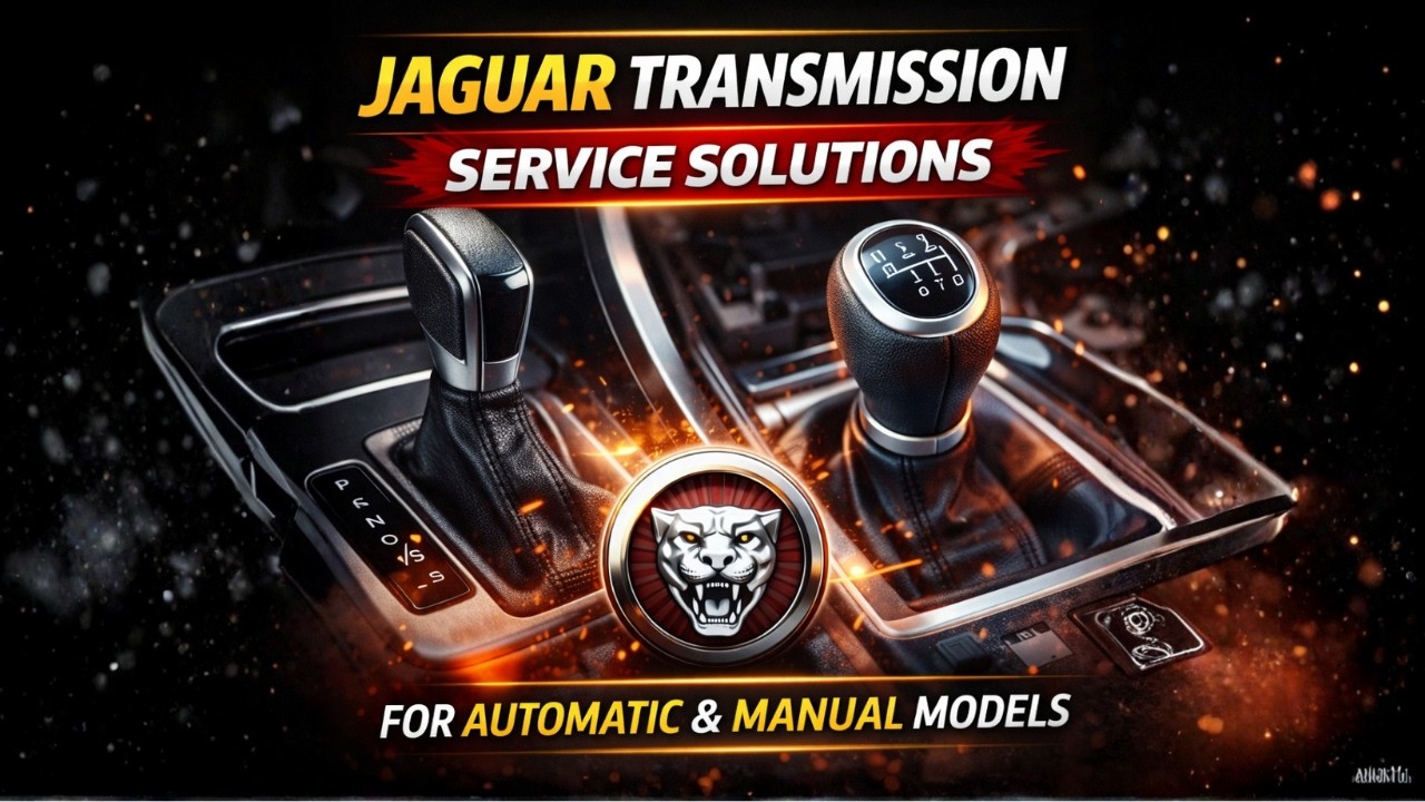 Jaguar Transmission Service Solutions for Automatic and Manual Models