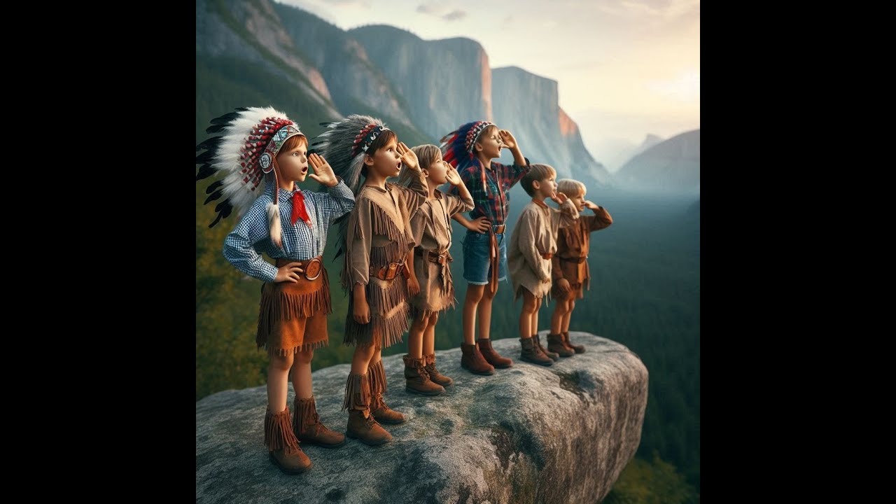 Indianerlied f&uuml;r die Grundschule mit Bewegungen, Klasse 1-4