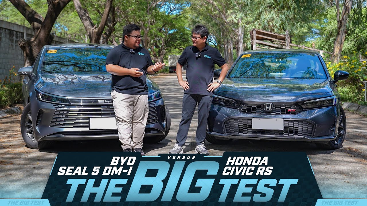 BYD Seal 5 DM-i vs. Honda Civic RS: Subcompact-compact sedan Big Test | Top Gear Philippines