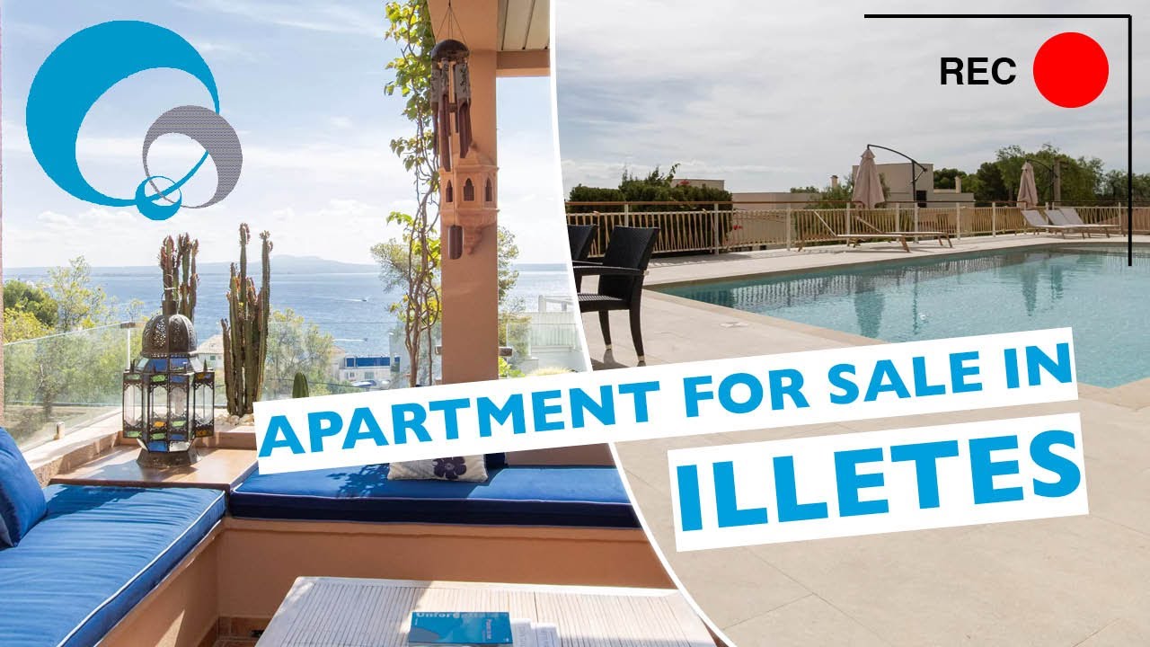 Mallorca Property To Buy. Apartment With Sea Views For Sale in Illetes