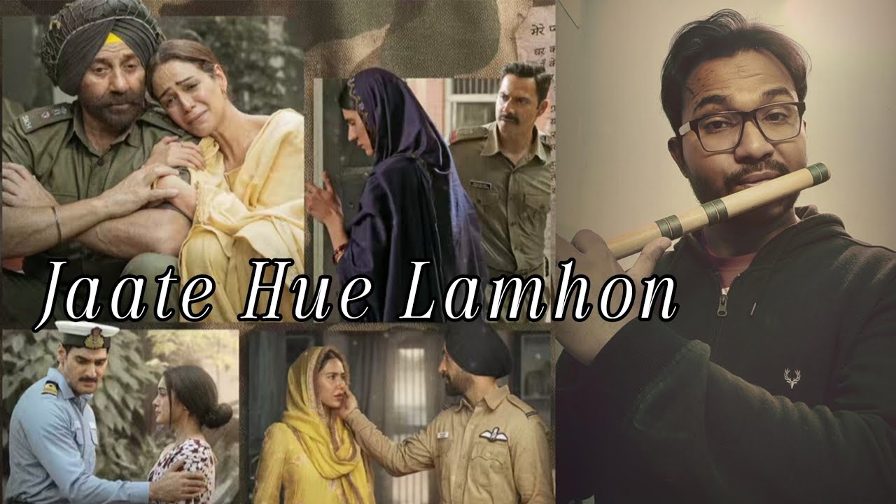 Jaate Hue Lamhon | To Chalun | Border 2 | Flute Cover | Flute N Wind |