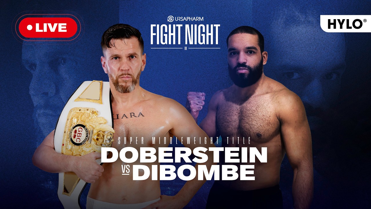 URSAPHARM Fight Night IV | 🔴 Live aus Saarlouis | Doberstein vs. Dibombe | Boxen im Saarland