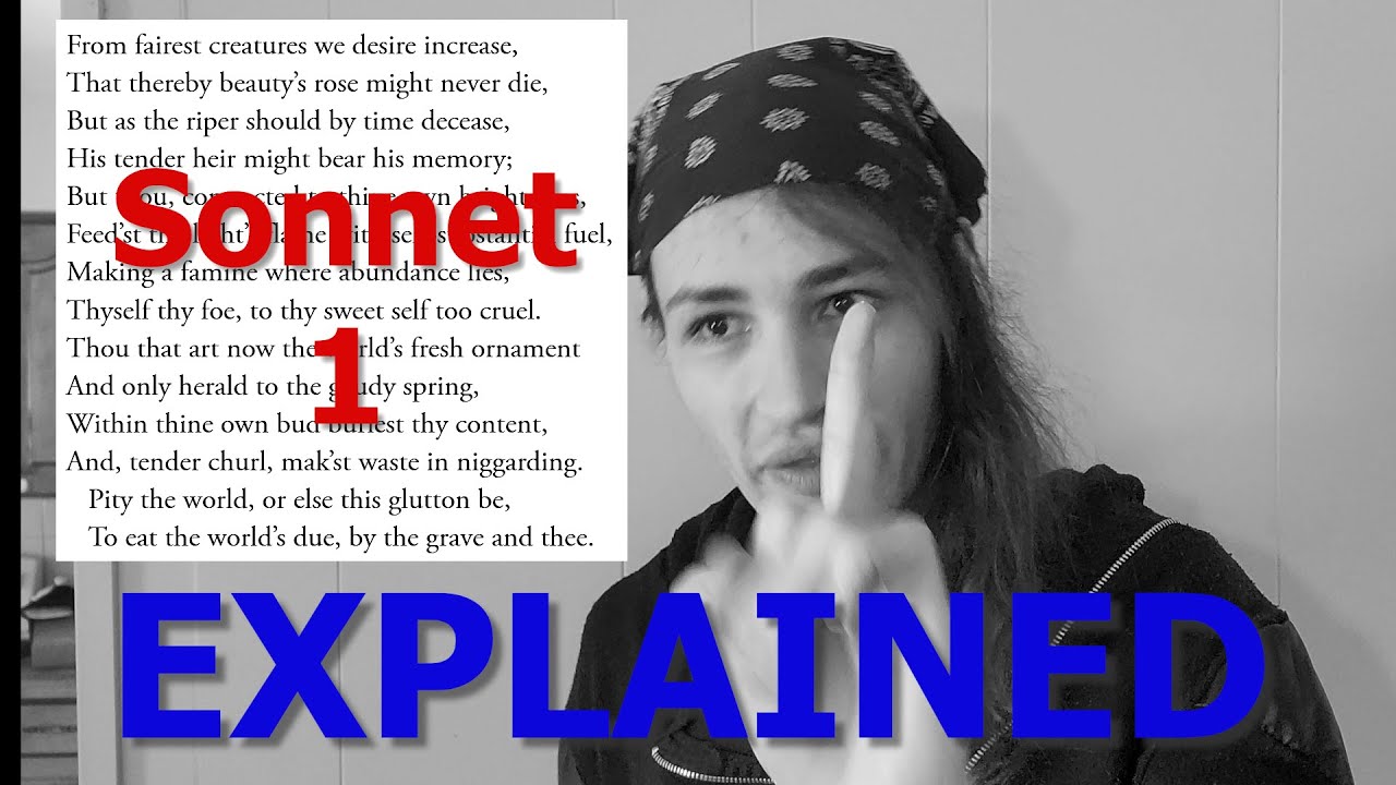 Sonnet 1 - EXPLAINED