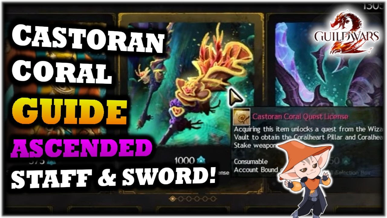 Castoran Coral Ascended Sword & Staff Quest Guide in Guild Wars 2