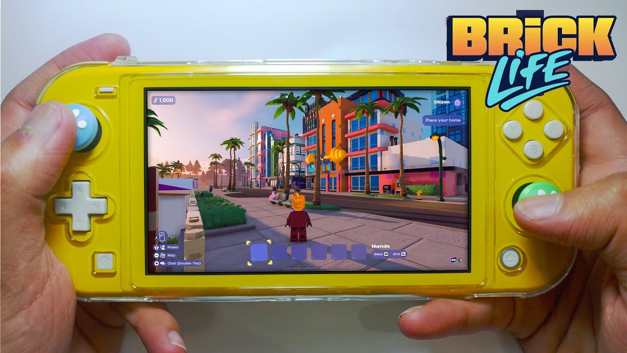 LEGO Fortnite: Brick Life | Open World Free Roam Gameplay on Nintendo Switch Lite