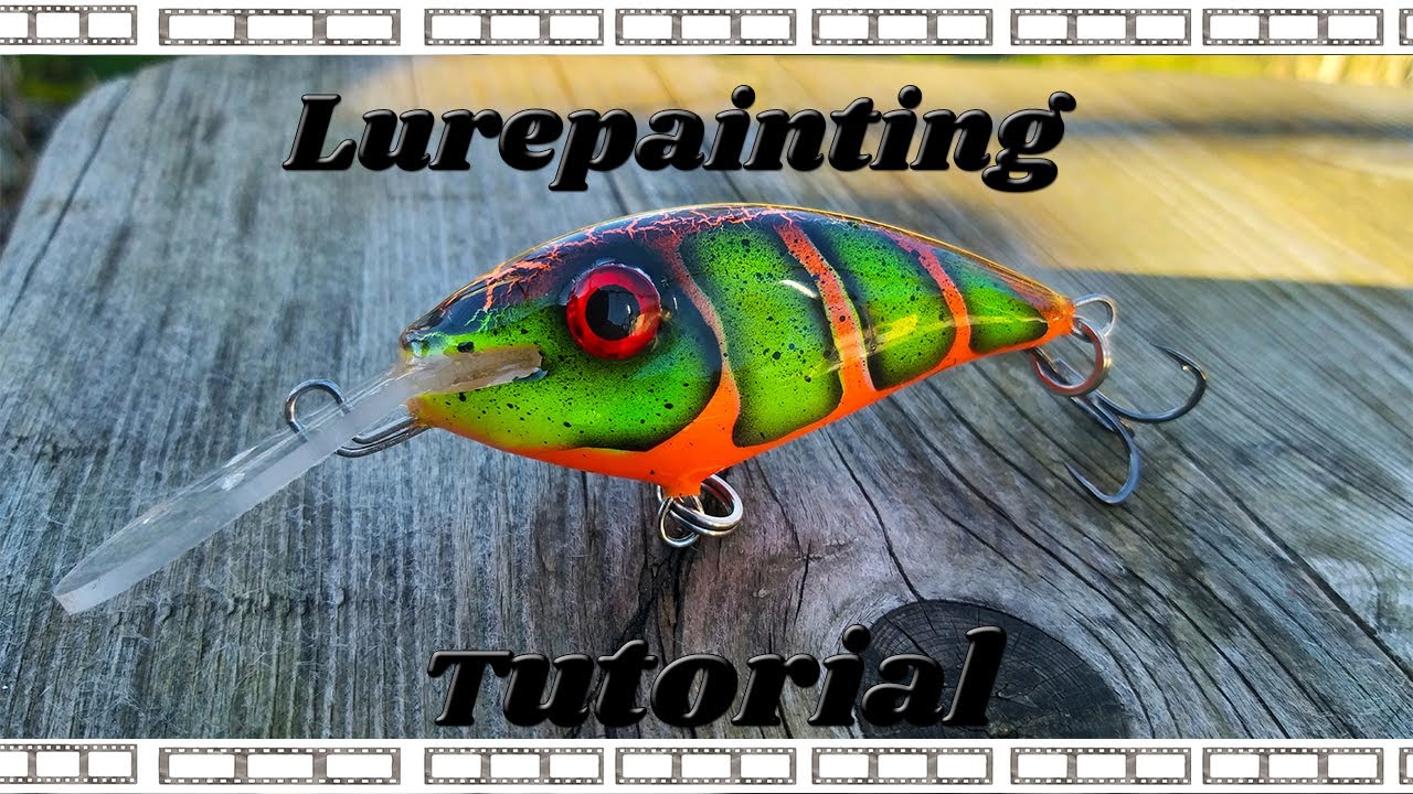 How to paint a hot Craw Fish pattern Tutorial