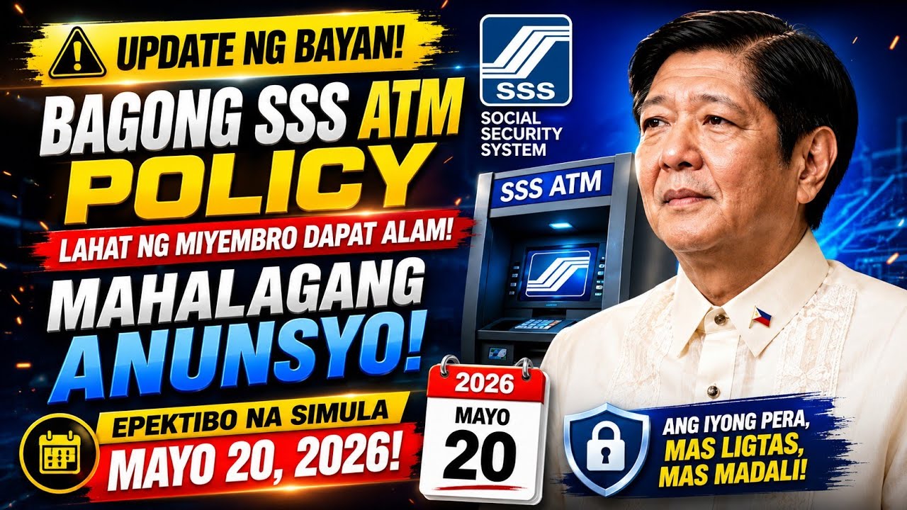 ⚠️ BABALA SA SSS! Simula Mayo 20, 2026, Bagong ATM Rules Ipatutupad | Buong Detalye Na
