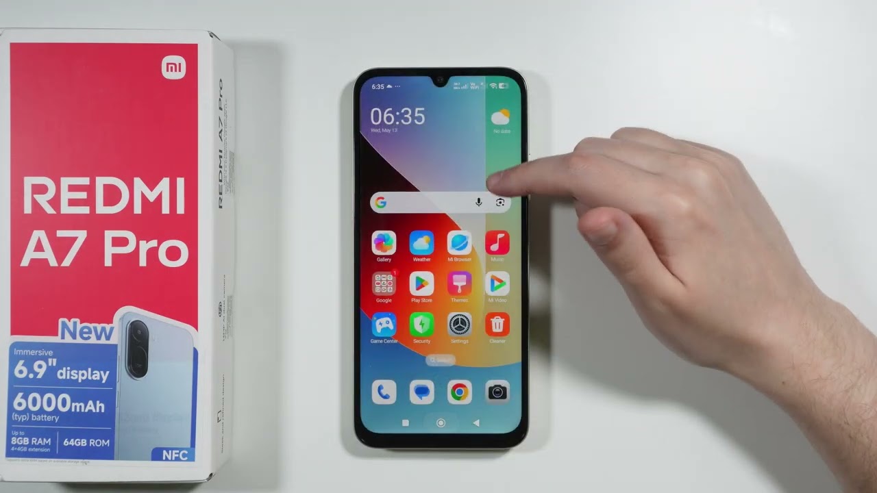 Redmi A7 Pro: Как удалить App Finder (отключить свайп вниз на главном экране)