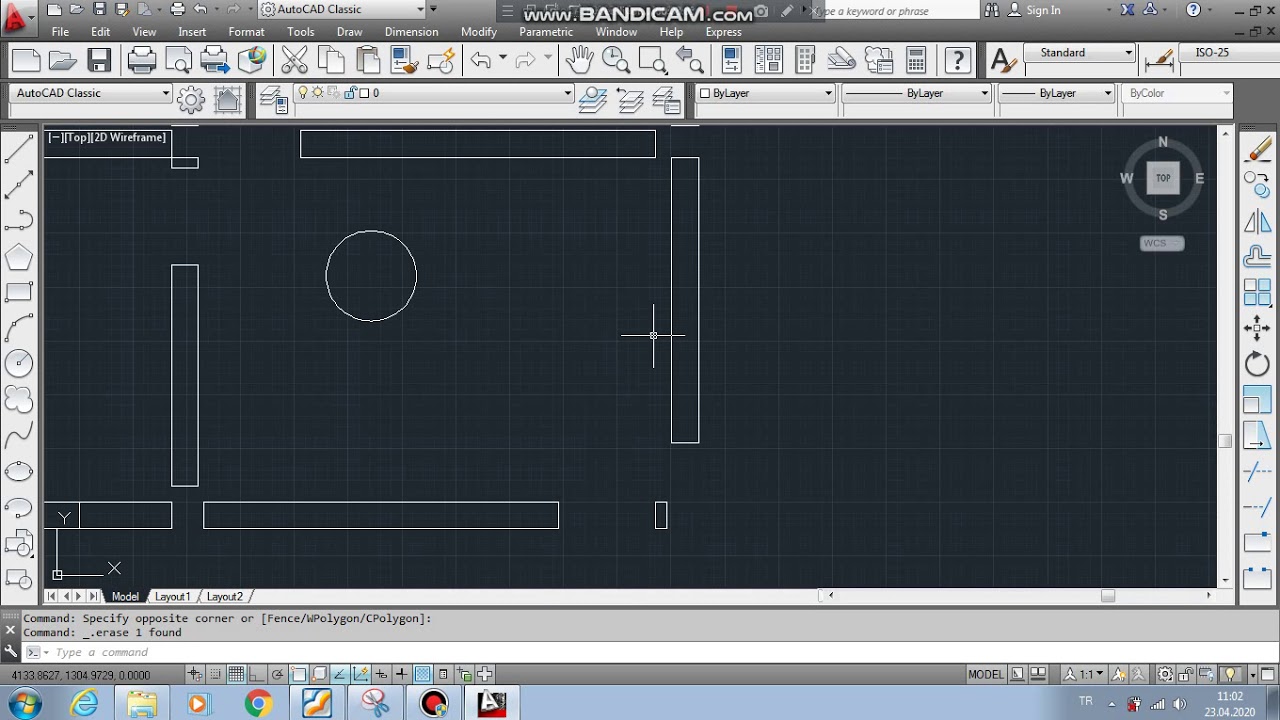 Autocad Mimari Kat Planı Çizimleri Part 8