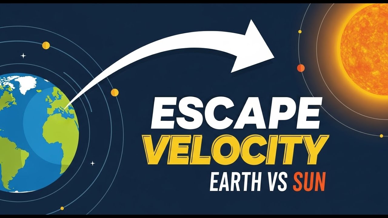 Sun's Gravity & Earth's Escape Velocity: Does it Change the Rules? | Space Physics Explained