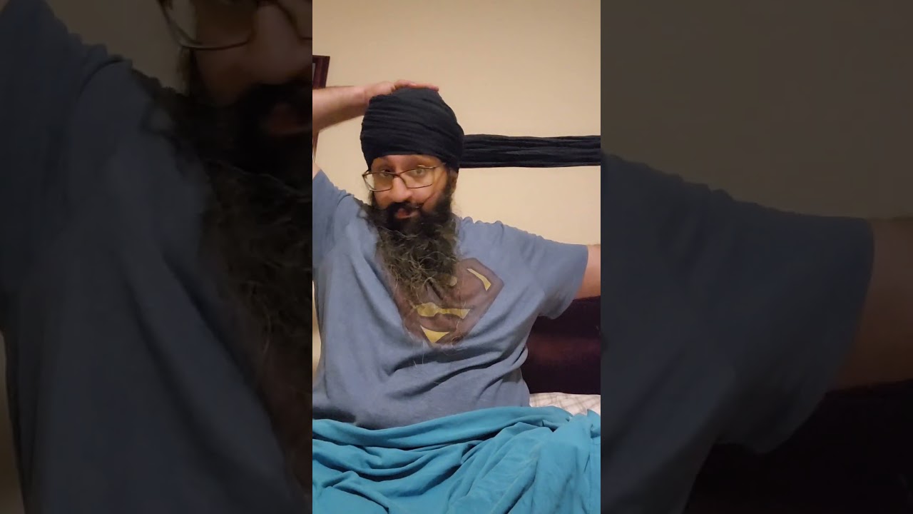Small Dastaar Tutorial #dastaar #parna #turban #turbantutorial #viral