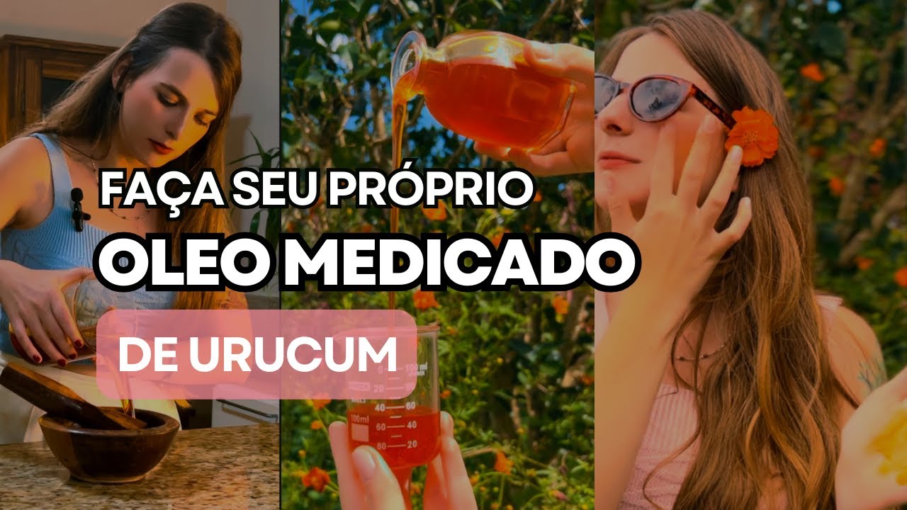 Óleo medicado de Urucum | Receita Natural para Cabelos e Pele Radiantes | Faça seu bronzeador