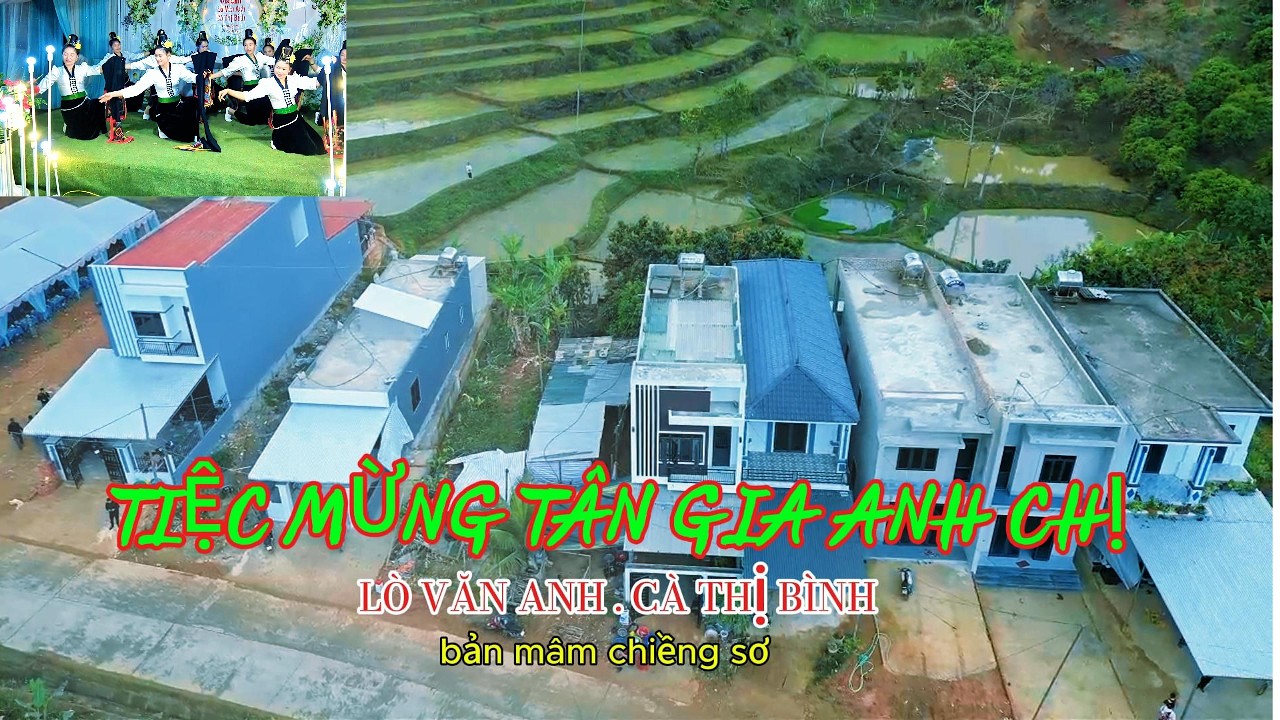 TIỆC mừng tân gia đại cát anh chị lò anh & cà bình bản mâm  xã chiềng sơ @nhipdieutv
