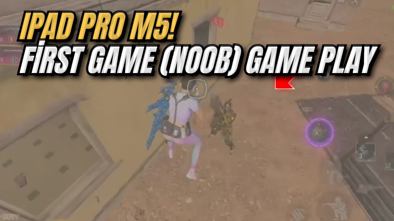 CALL OF DUTY MOBİLE GAMEPLAY - IPAD PRO M5 FİRST GAME (FUNNY)