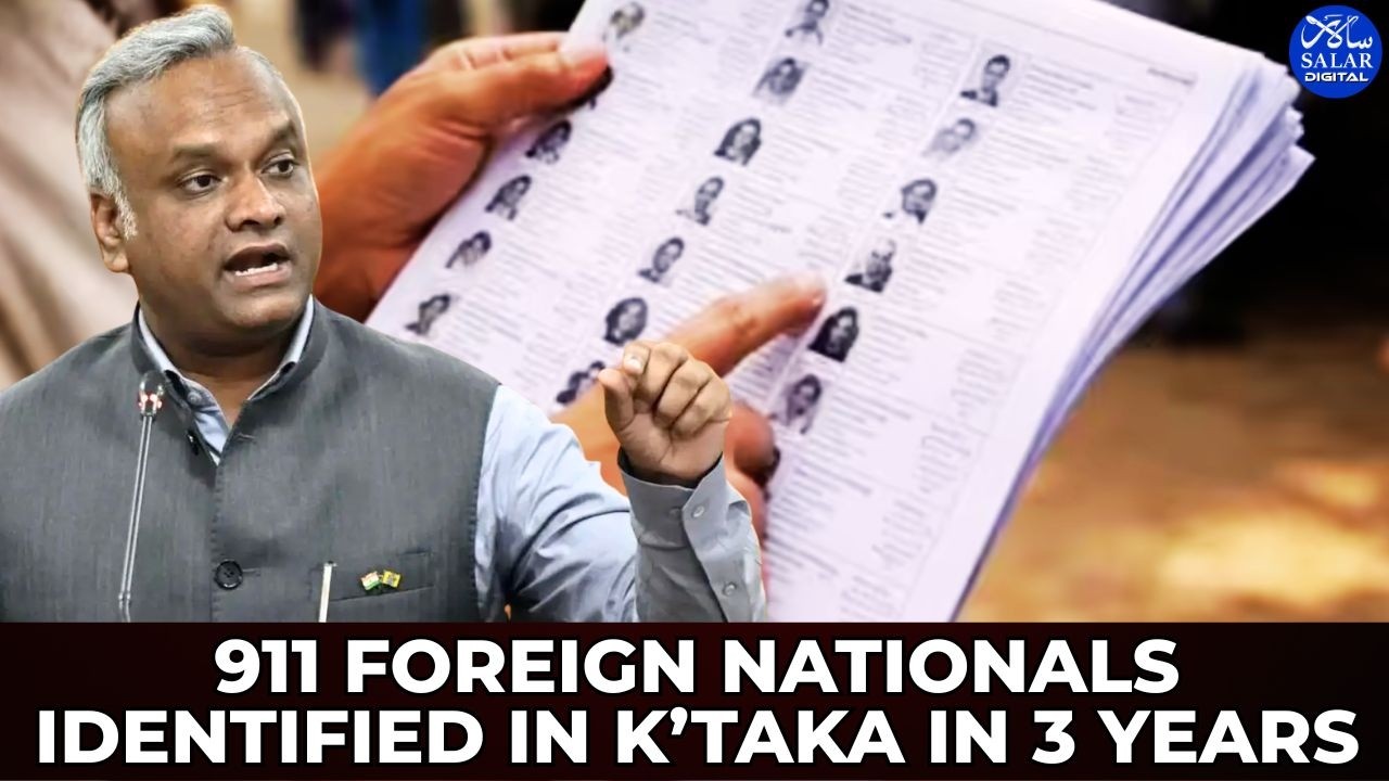 &lsquo;No Pak, Bangladesh Nationals Found with Aadhar in Karnataka SIR&rsquo;