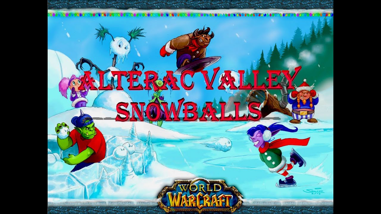 Alterac Valley snowballs! WoW Classic PvP