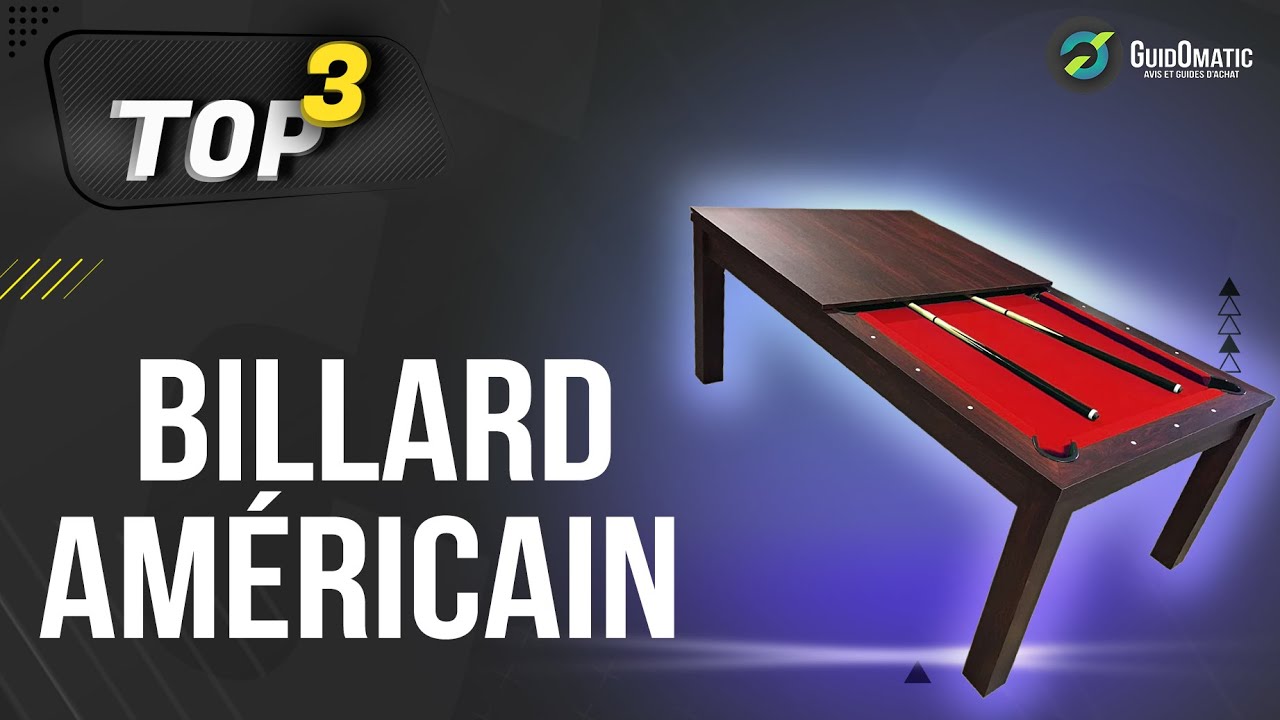 ⭐️ MEILLEUR BILLARD AMERICAIN (2022) - Comparatif & Guide d'achat