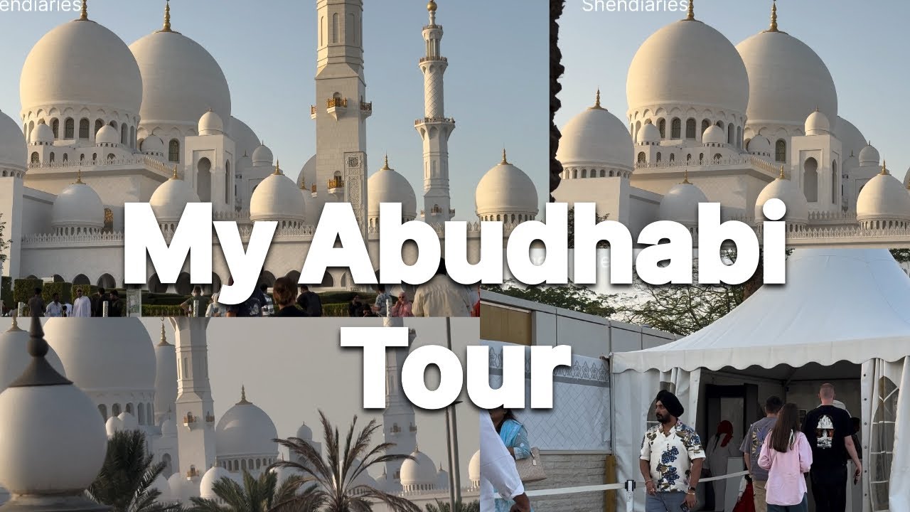 Too place’s To visit in Abudhabi Shaikh Zayed Grand Mosque 🕌 #shendiaries 