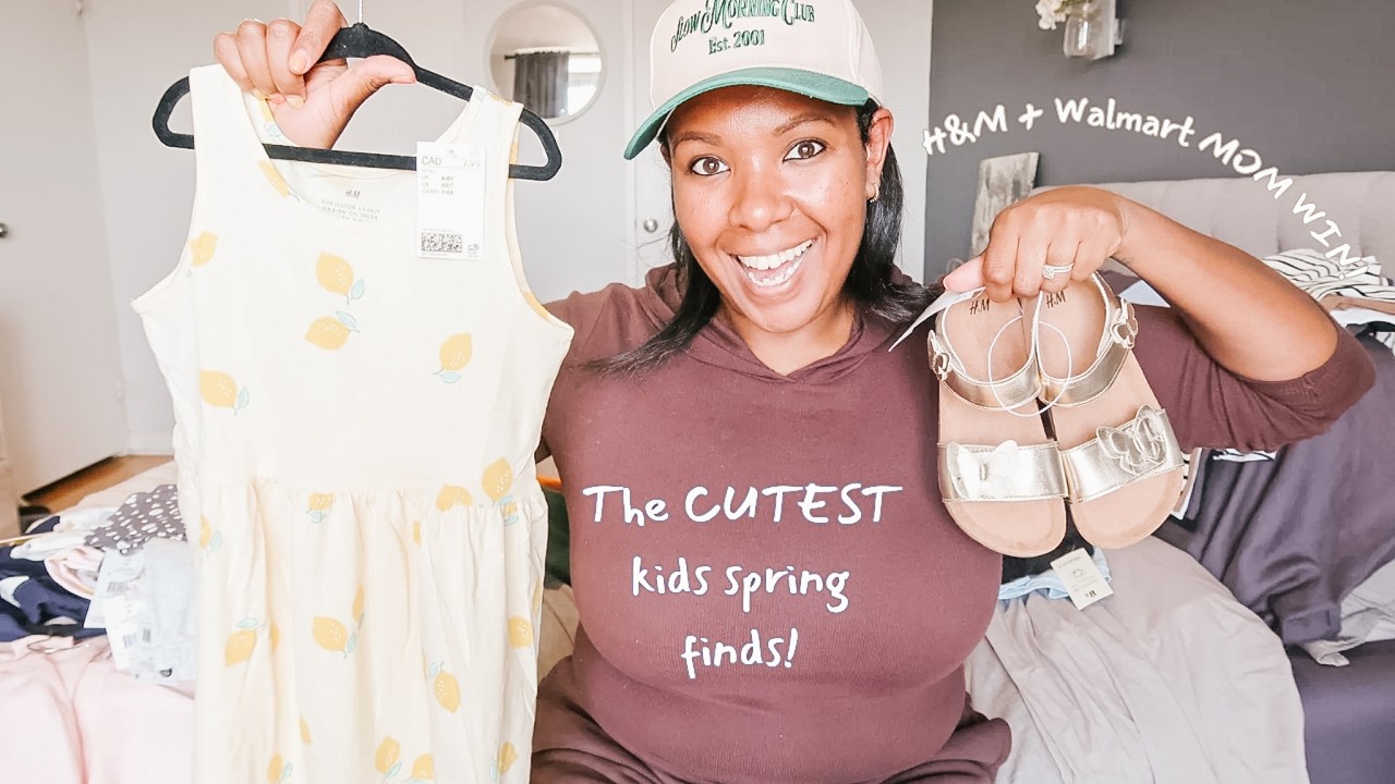 SPRING & SUMMER Kids Clothing Haul ☀️ H&M + Walmart Finds for Kids | Affordable Cute Kids Clothes
