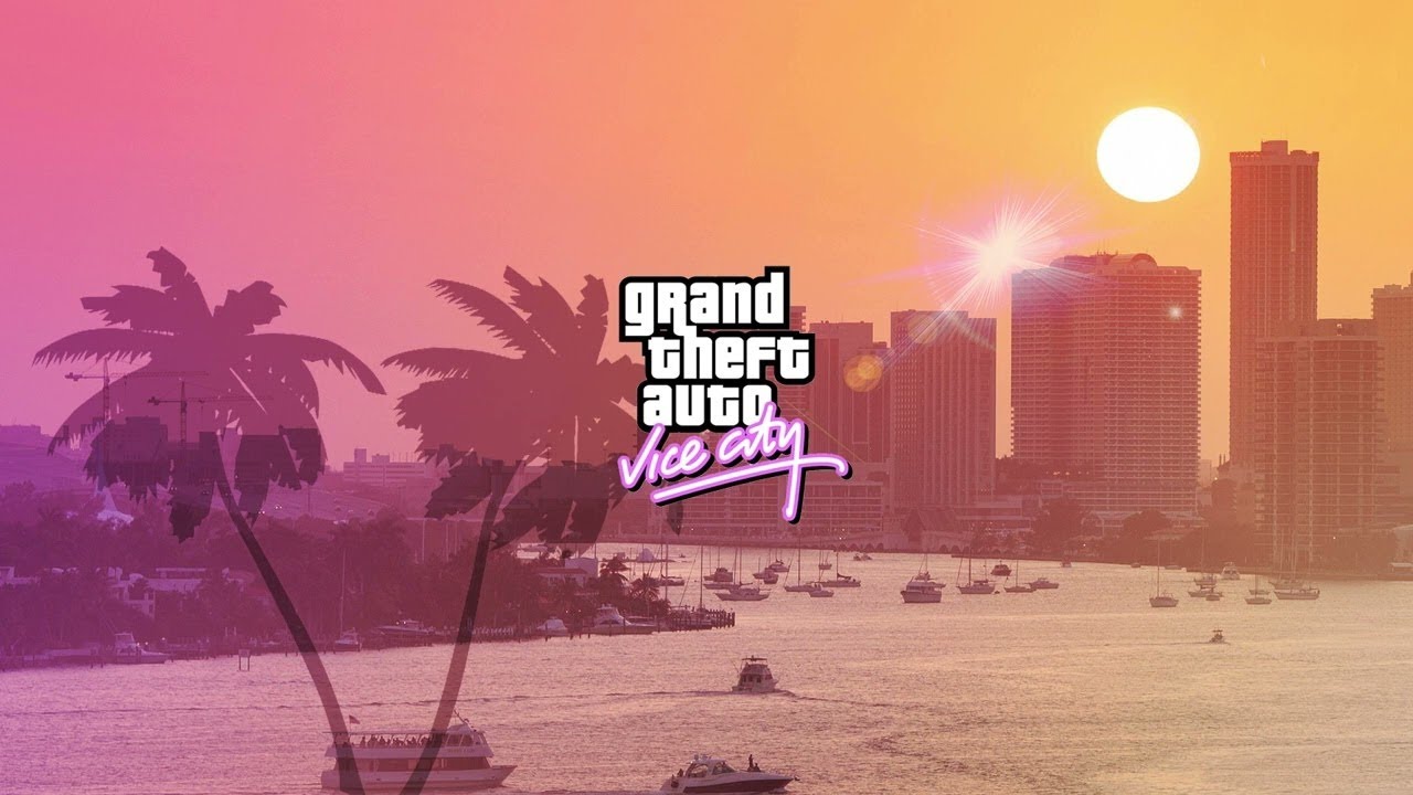 Its Summer 1986 , You are driving through Vice City