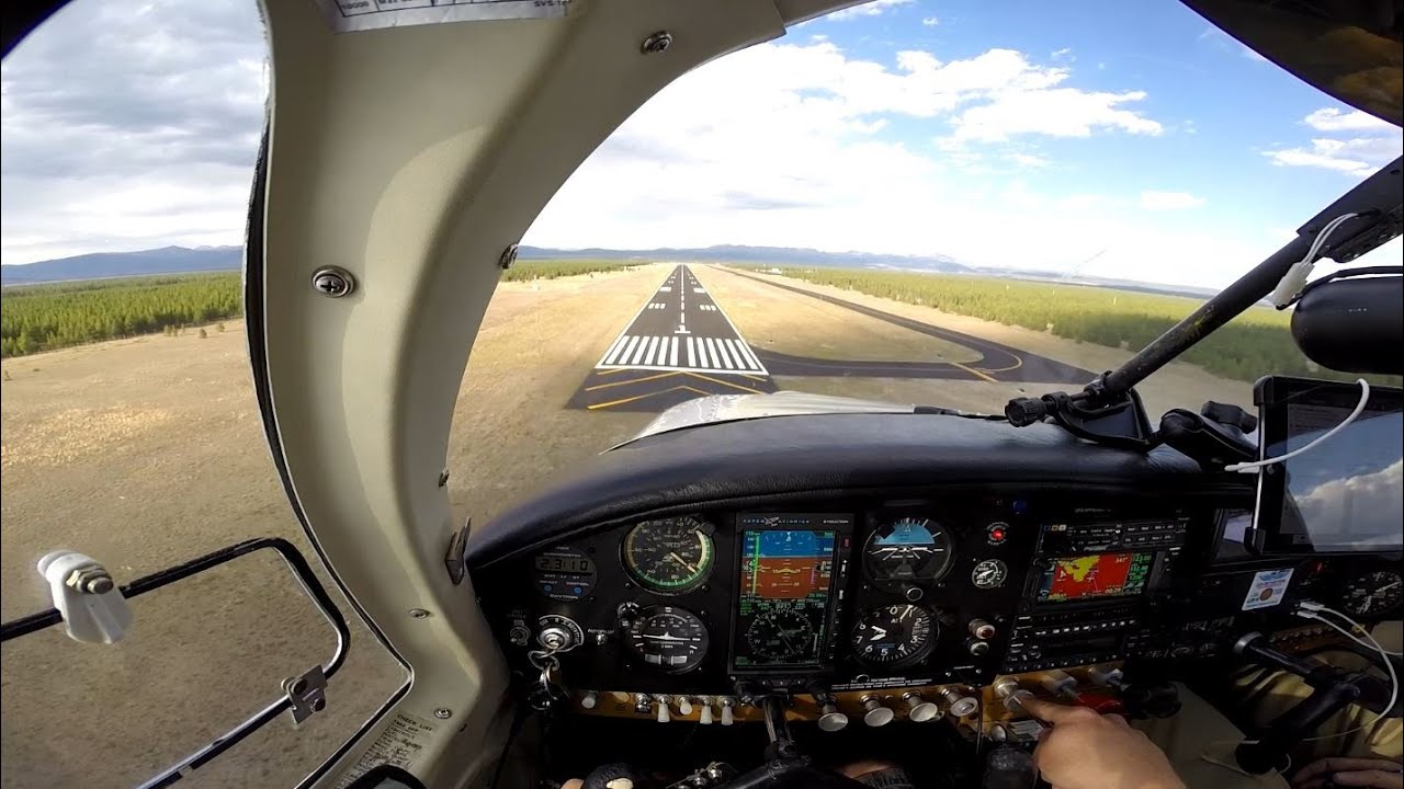 Mooney M20E Flight from Boise to West Yellowstone [KBOI-KWYS]