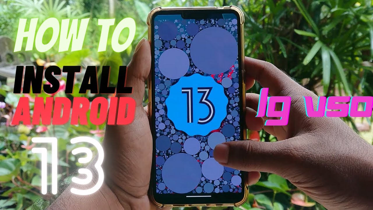 Как установить Android 13 на LG V50