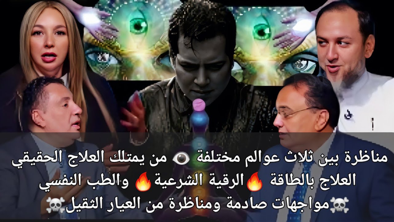 العلاج بالطاقة الرقية الشرعية والطب النفسي🔥 مناظرة بين ثلاث عوالم مختلفة 🚫 من يمتلك العلاج الحقيقي☝️