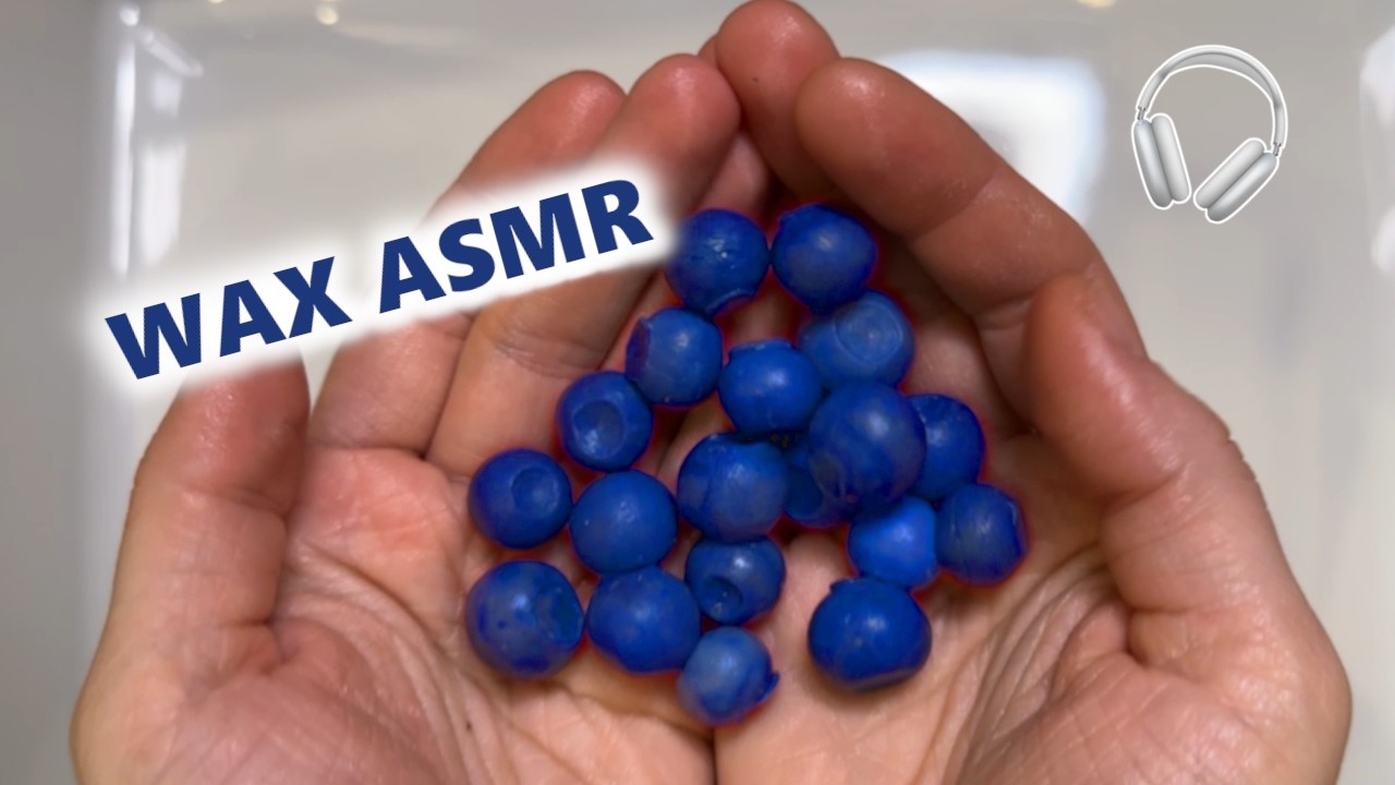 Realistic Wax Fruit ASMR 🍏No Talking | Cornstarch, Powder Play & Satisfying Squishy Sounds