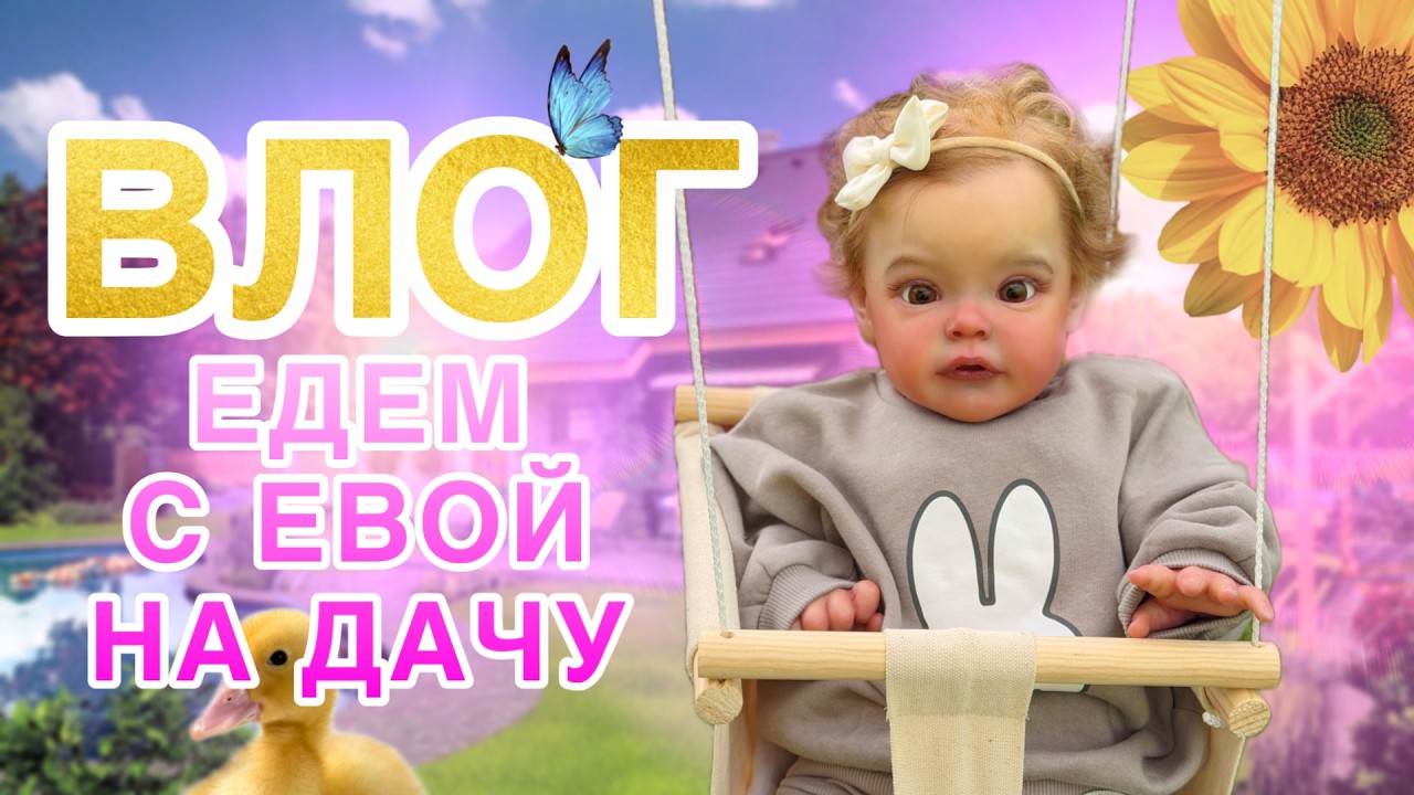 VLOG с реборном Евой | Едем на дачу