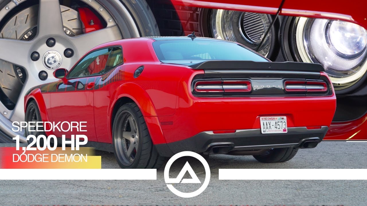1200hp All Carbon Fiber Dodge Demon From Speedkore