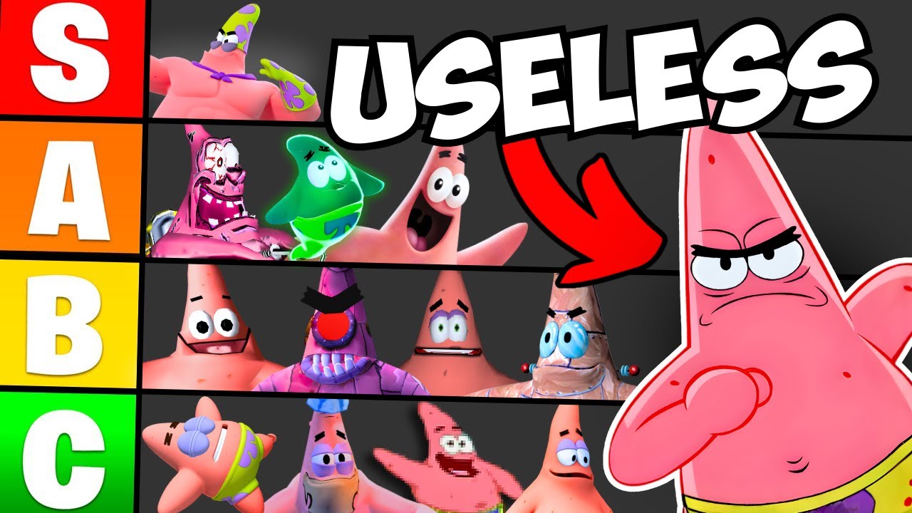 Ranking How USELESS Patrick is in Every SpongeBob Game
