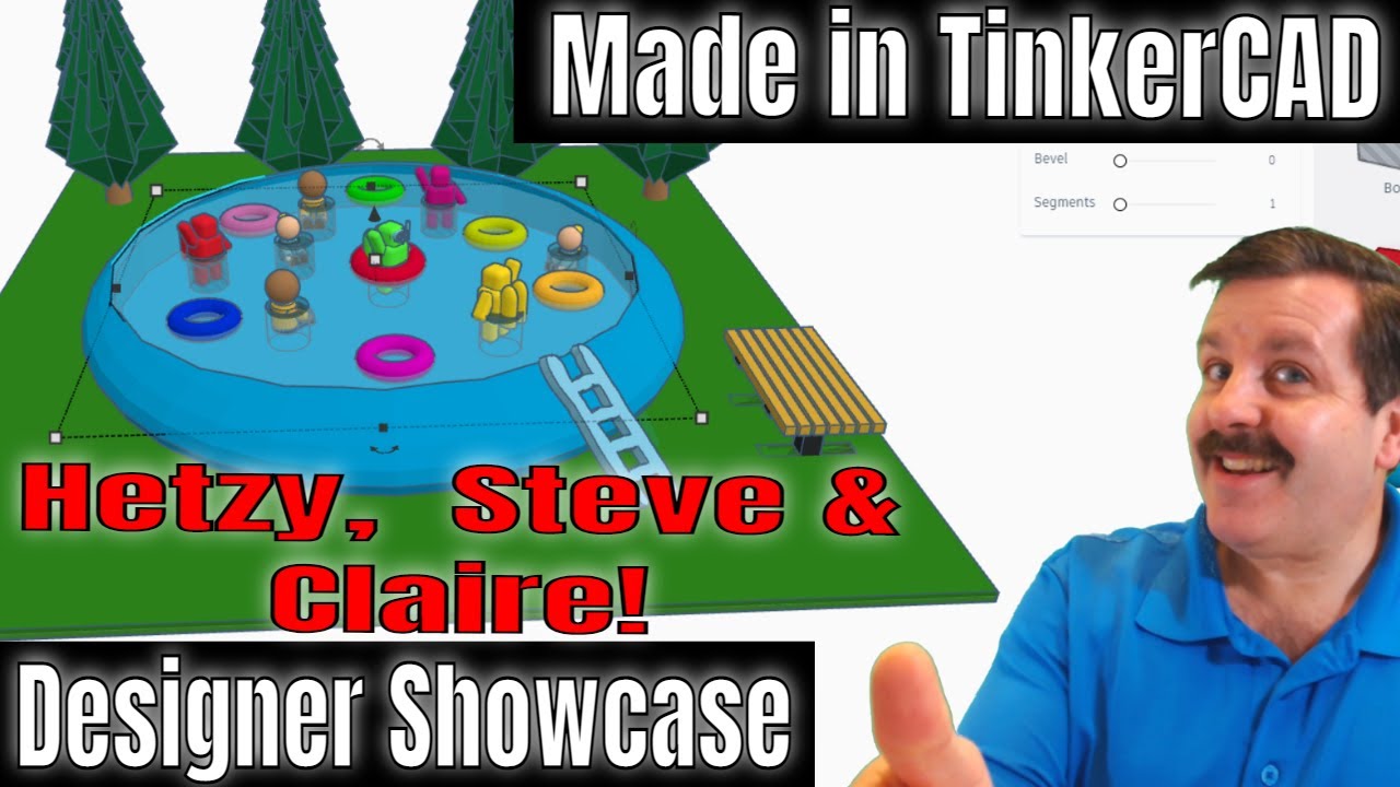 Designer Showcase of Hetzy, Claire & Steve | Tinkercad Profile steps