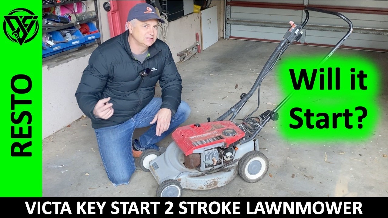 Will it Start?  Free Victa Key Start Super 2 Stroke Lawnmower!