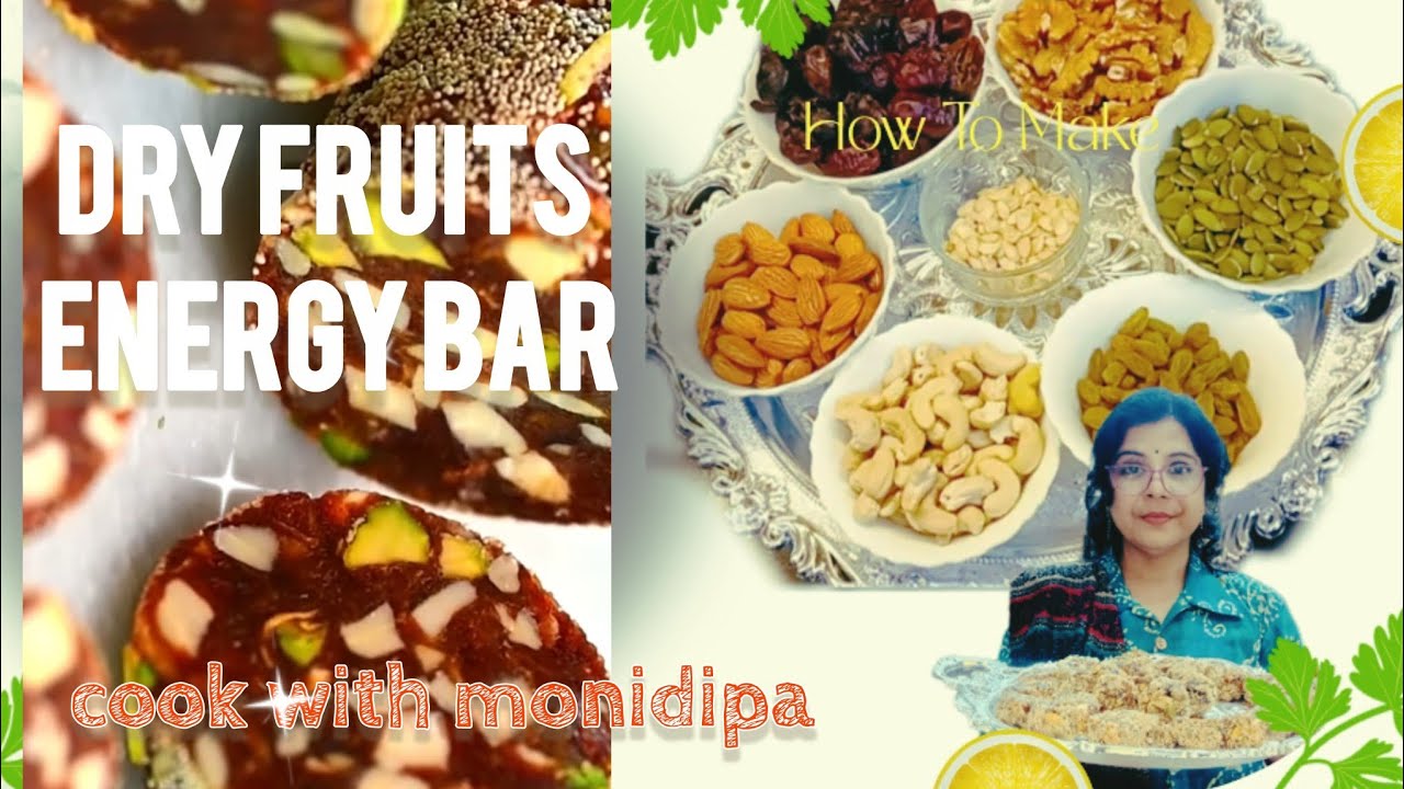 Sugar-free Dry Fruits Energy Bar❤️