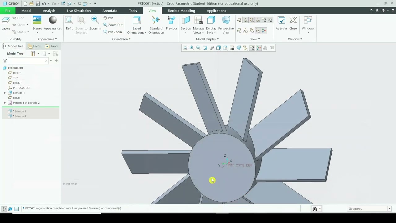 Настройка физики для вращающейся области в ANSYS Fluent | Турбулентность, зоны ячеек и границы
