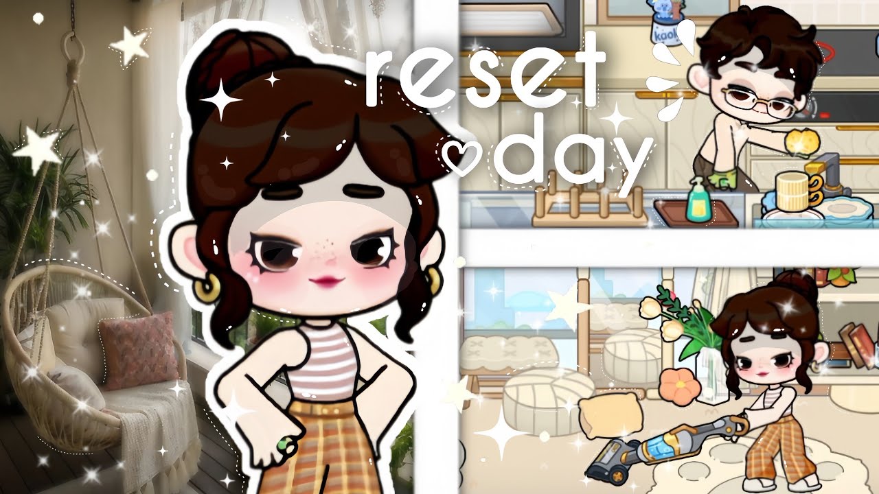 ‎⋆˚꩜｡Sunday reset routine 🫧🧺 ࣪𓏲 asmr₊ ⊹  || Game World