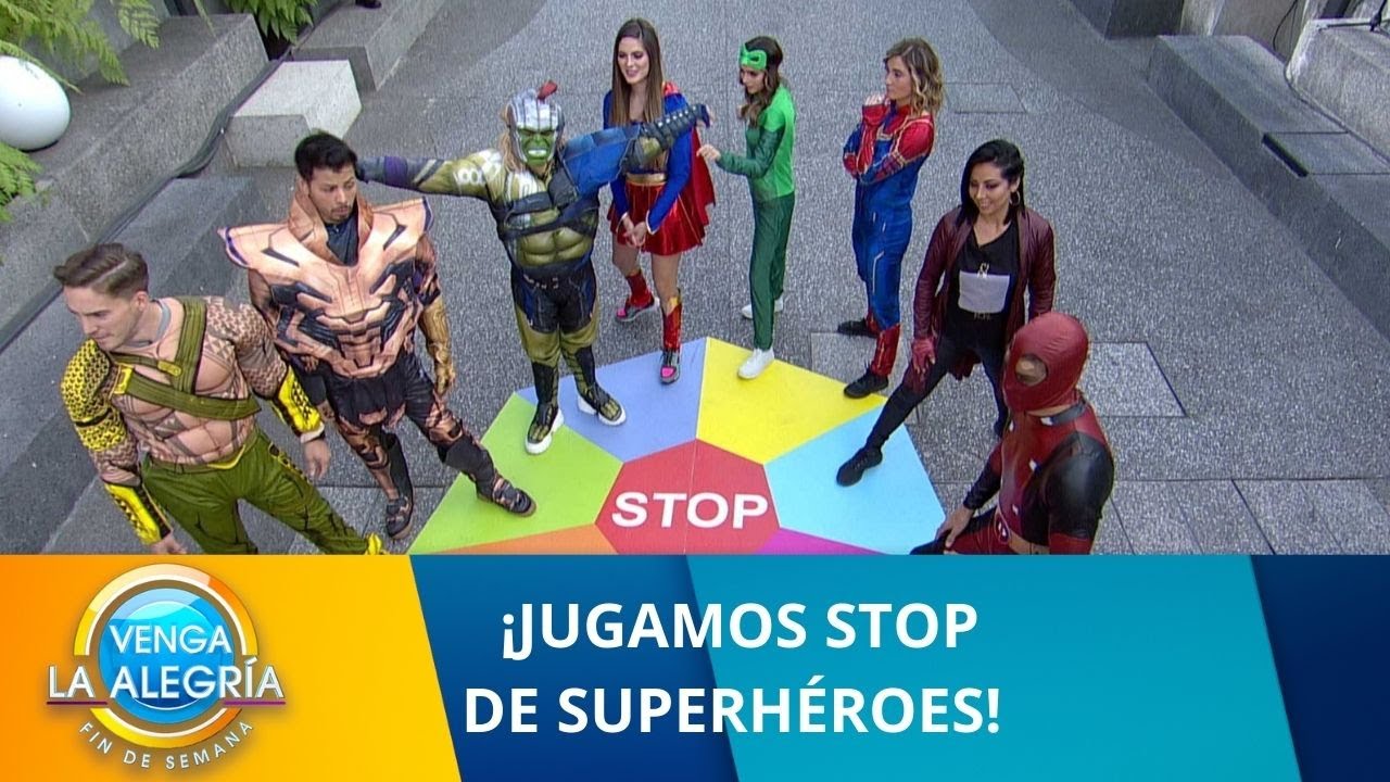 ¡Jugamos Stop de Superhéroes! | Programa 07 noviembre 2021 PARTE 1 | Venga La Alegría