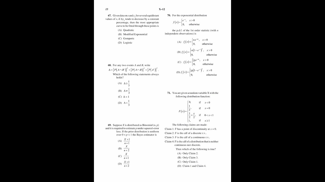 WB SET MATHEMATICAL SCIENCE 26TH