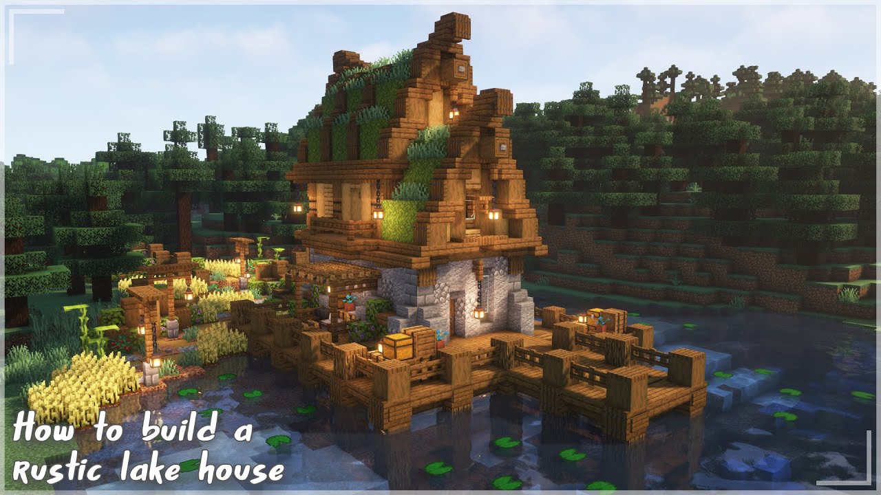 MINECRAFT | Come Costruire Una Casa Rustica Sul Lago