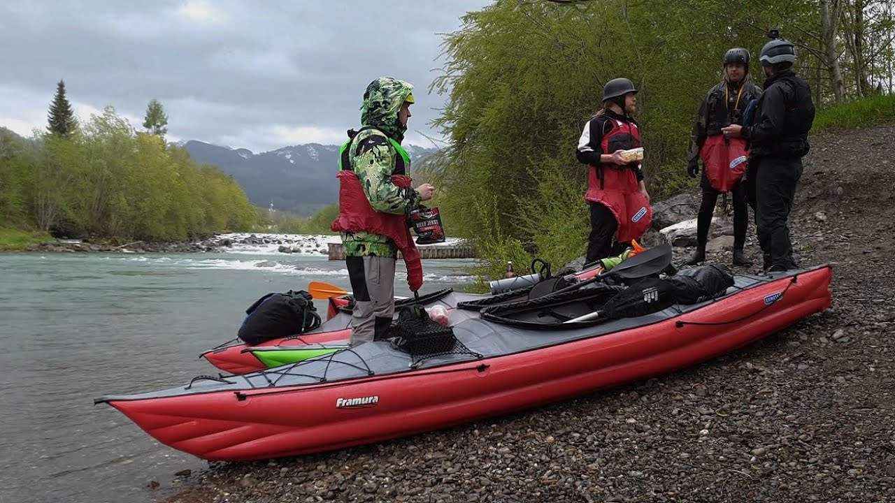 Breitach & Iller - Zweitägige Wildwasser Kajak Tour von Tiefenbach nach Kempten