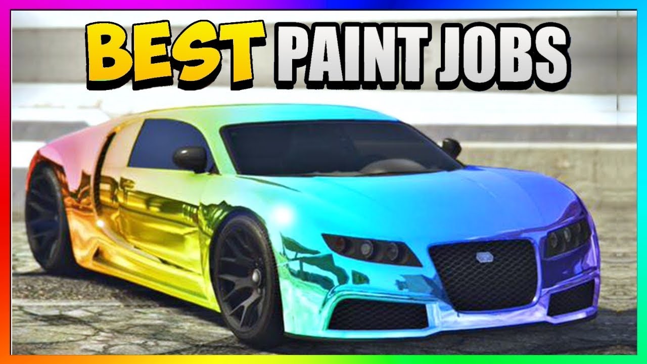 GTA 5 Online - TOP 3 Best RARE Paint Jobs & SEXY Crew Car Color Schemes! (GTA 5 Paint Jobs)