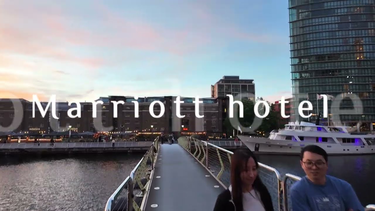 Canary wharf London, Cabot sq, Marriott, Boisdale 