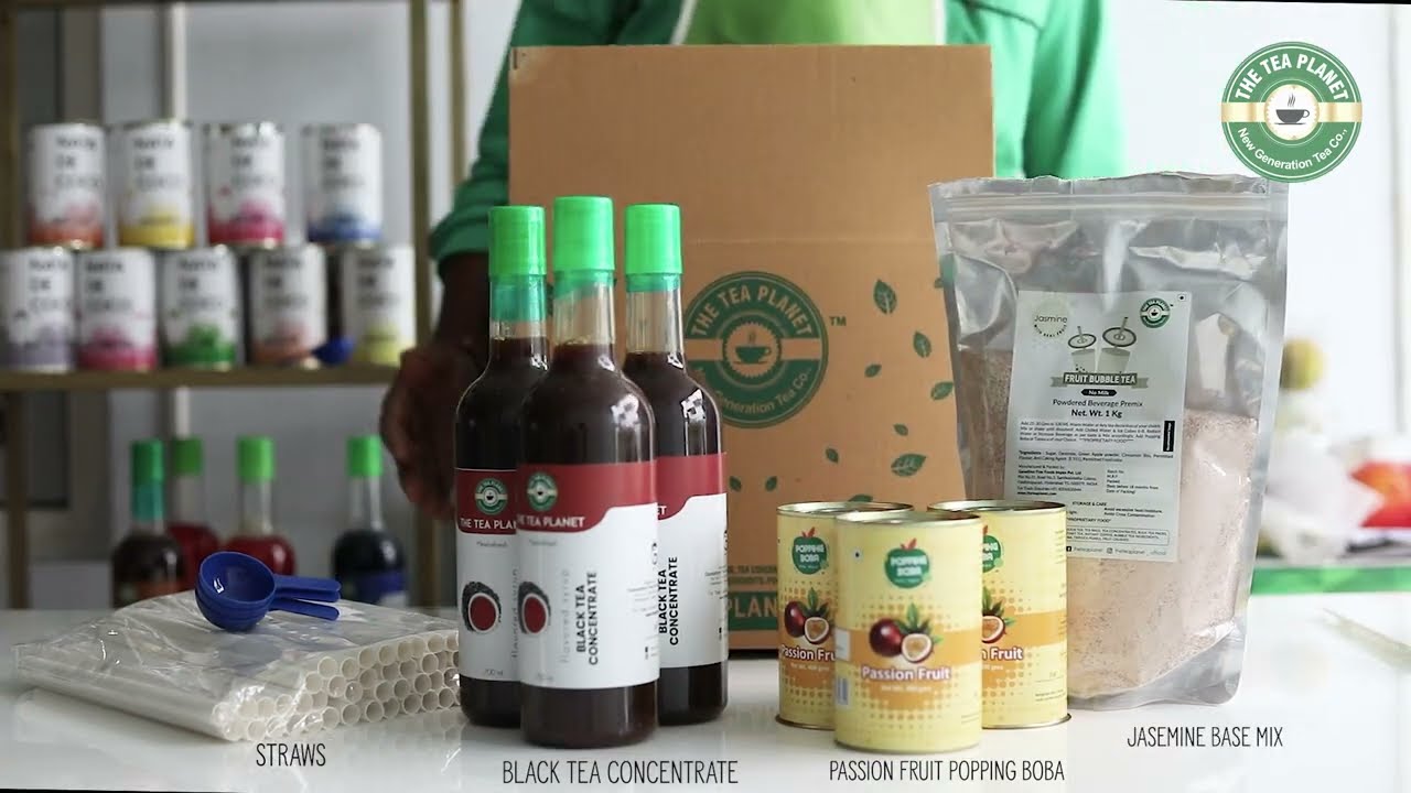Jasmine Fruit Bubble Tea Recipe | The Tea Planet | Fruit Bubble Tea Series