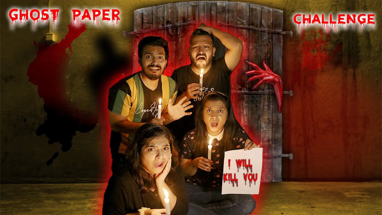 Ghost Paper Challenge | Scariest Horror Challenge | Hungry Birds
