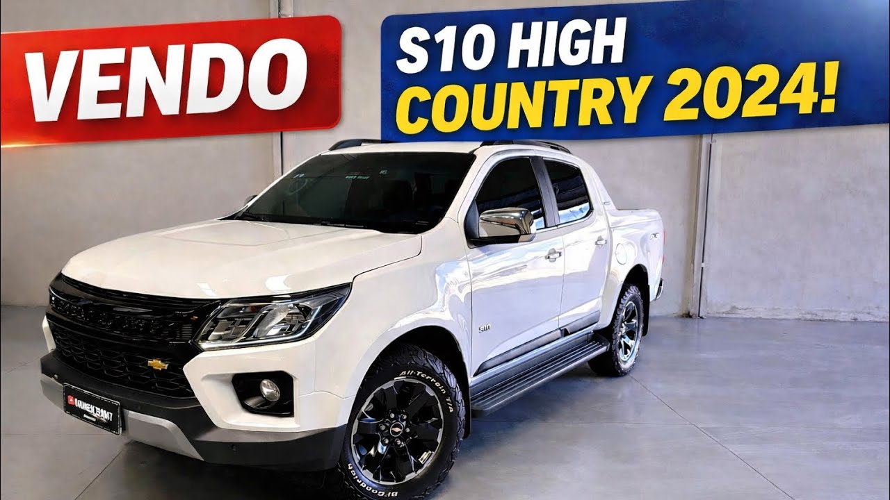 🔥 CHEVROLET S10 HIGH COUNTRY 2024 — TOP DE LINHA, BAIXA KM E GARANTIA DE FÁBRICA 🔥