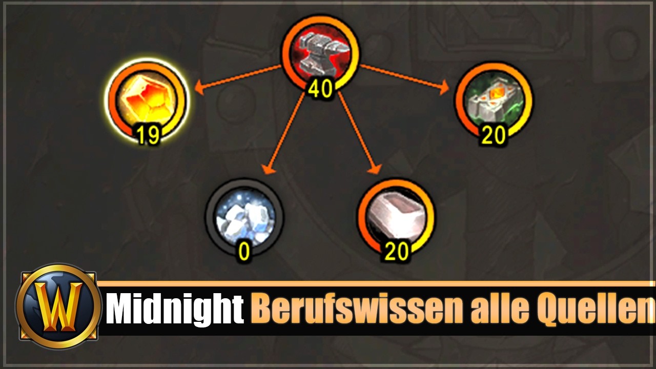 Guide: Midnight Berufswissen alle Quellen (einmalig, weekly & extra) für alle Berufe