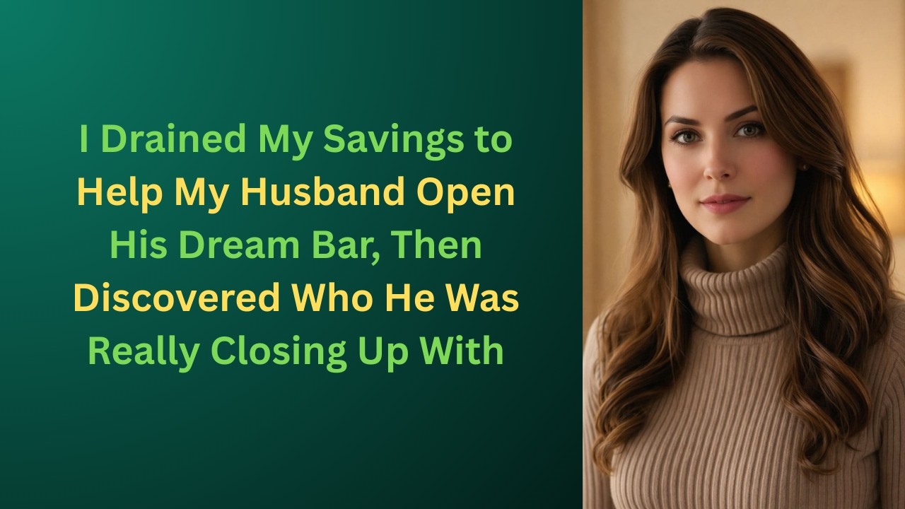 I funded my husband’s bar, then found out who he was secretly closing up with.