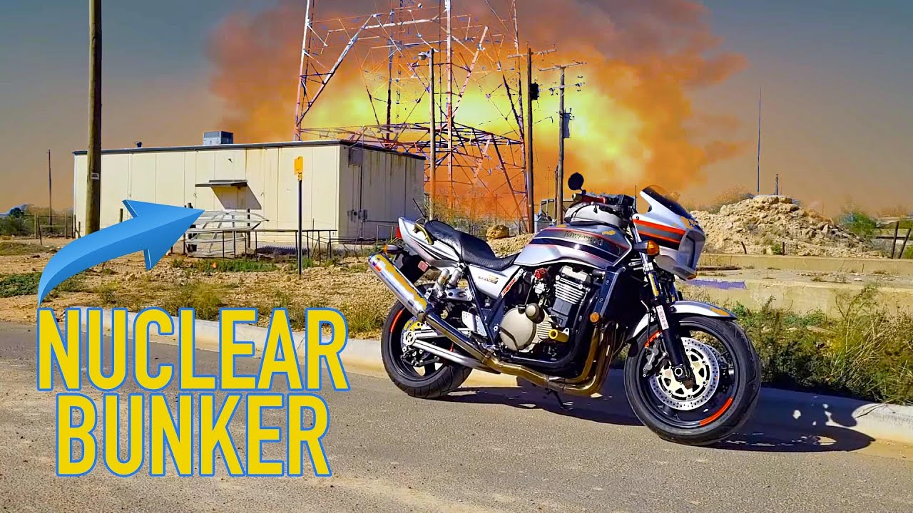 AT&T Long Lines nuclear bunker - I rode my motorcycle to one